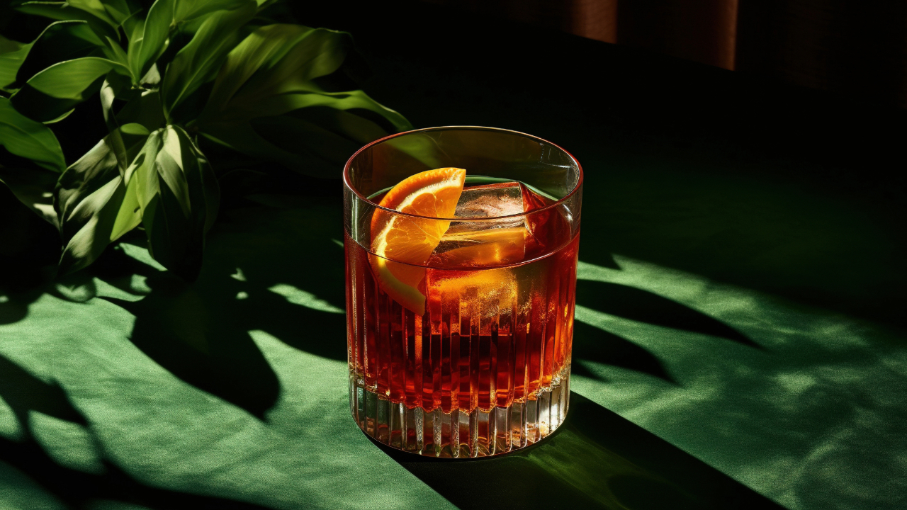 A close up of a Negroni, one of the best drinks of 2024
