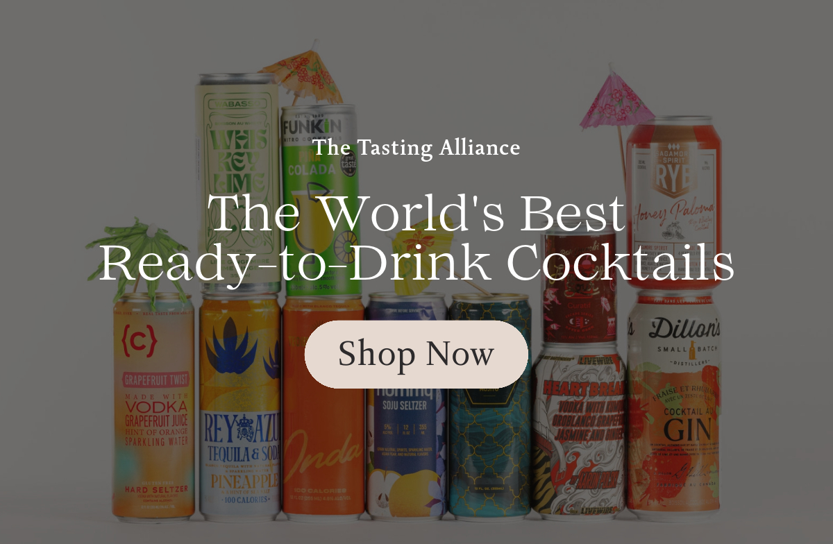 The Tasting Alliance's collection of competition winning Ready-to-Drink Cocktails available to purchase.