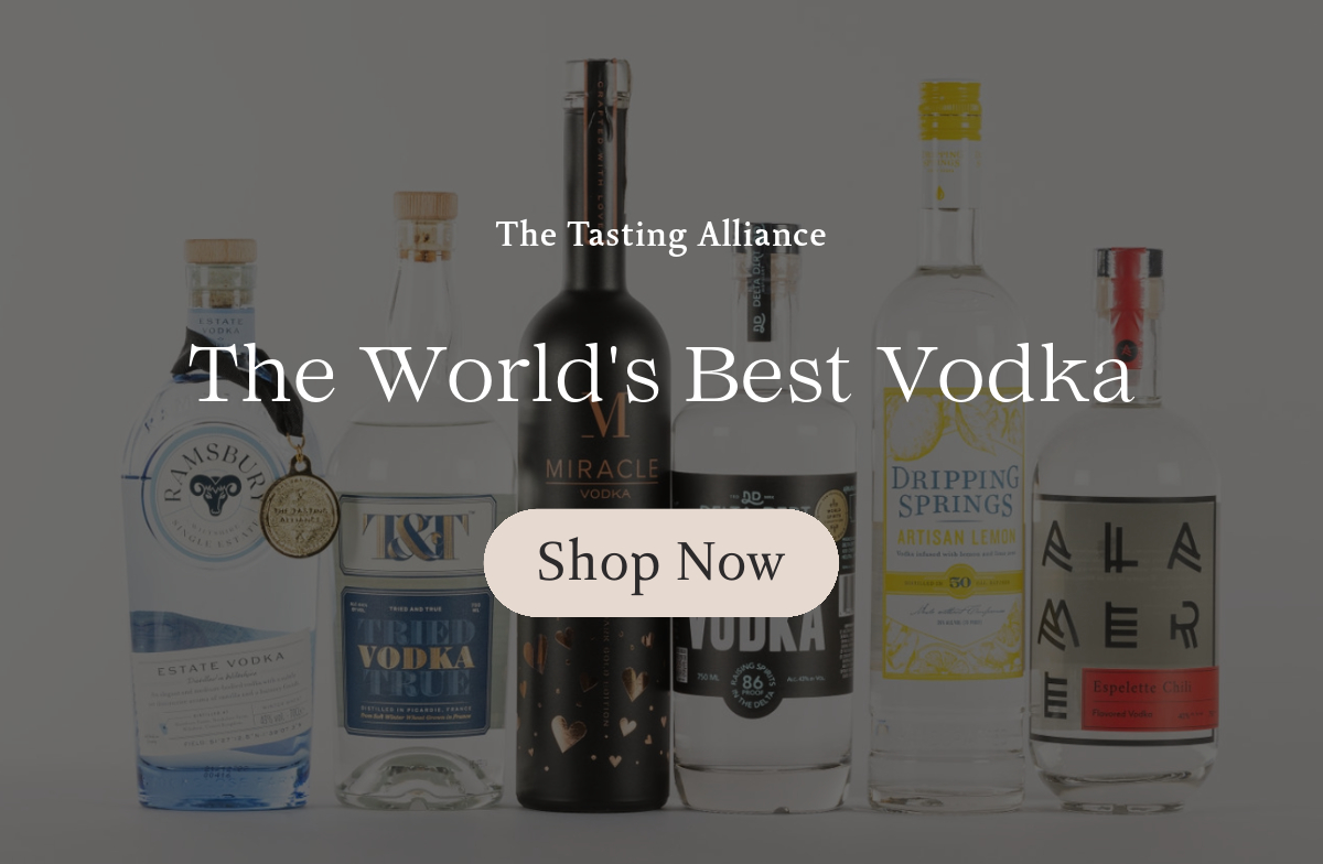The Tasting Alliance's collection of competition winning vodka available to purchase.