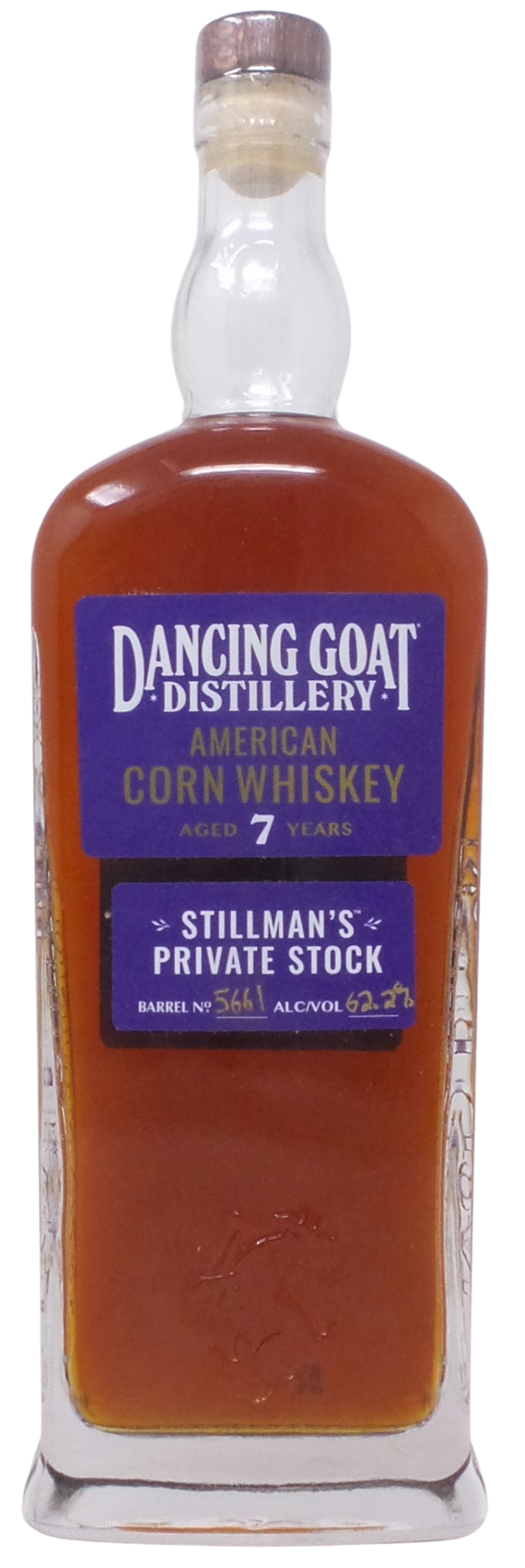 Dancing Goat Distillery Stillman’s Private Stock Corn Whiskey 