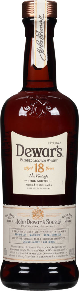 Dewar’s 18 Year Old Blended Scotch