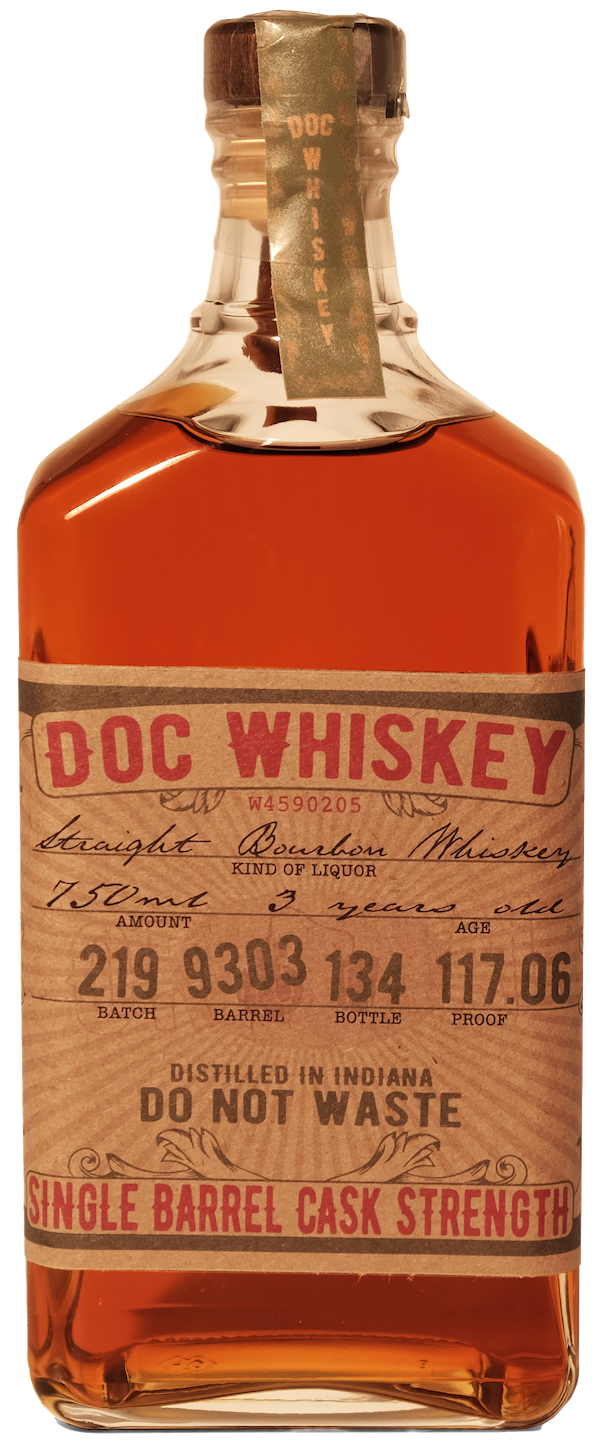 Doc Whiskey Single Barrel Cask Strength Bourbon