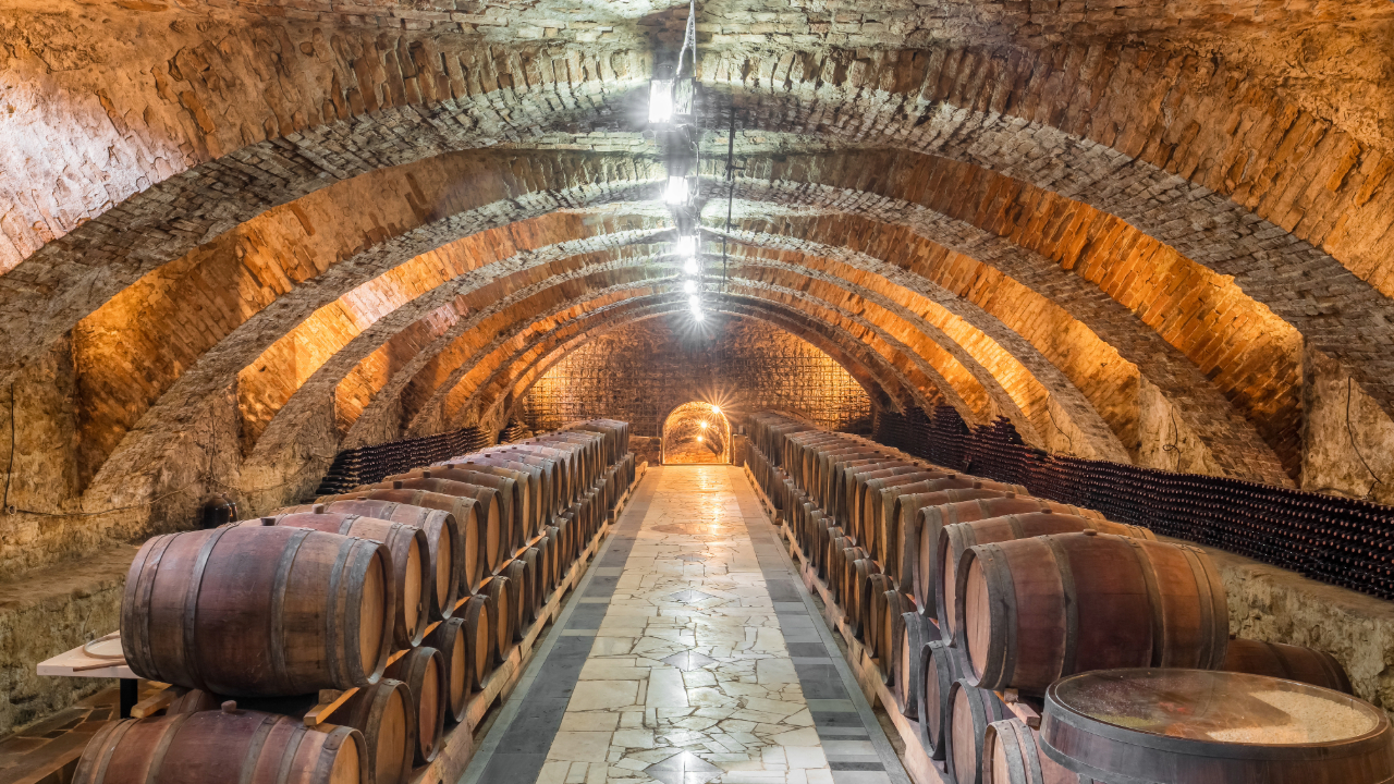 Some of the world's oldest spirits stored in barrels underground