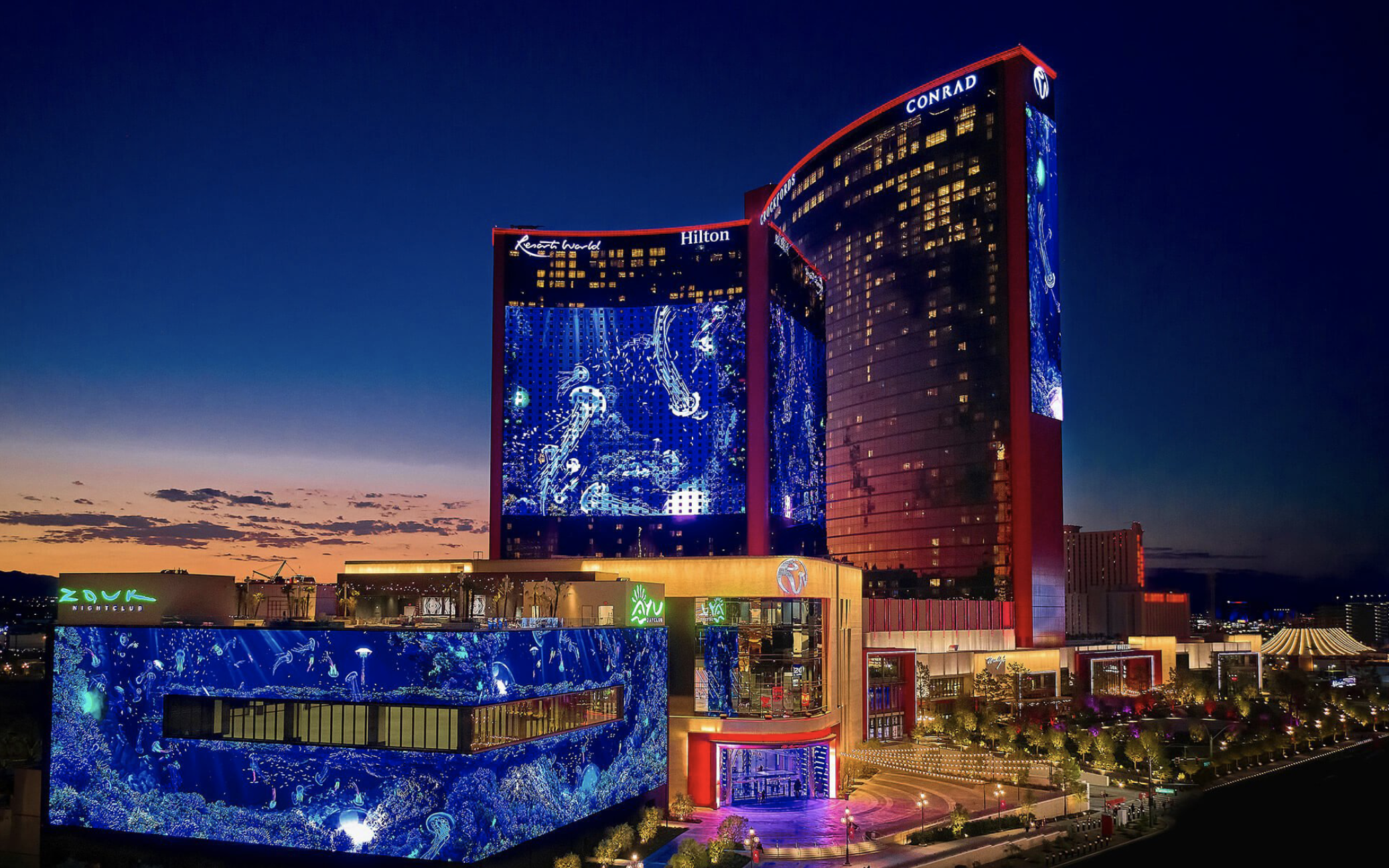 Resort World Las Vegas. The location of The Tasting Alliance's Top Shelf event on June 16, 2023.