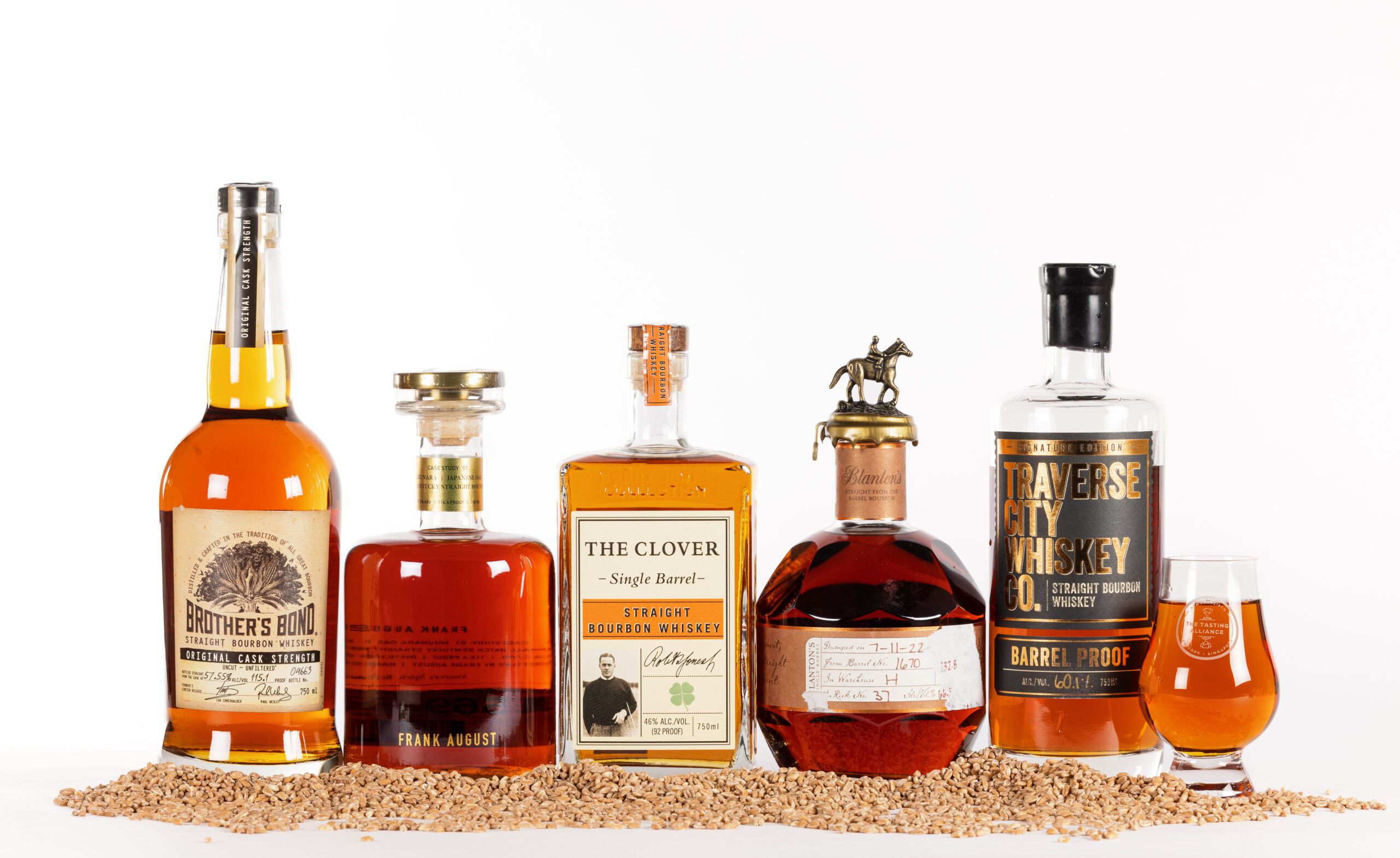 The Best Bourbon Spirits as determined by The Tasting Alliance at the 2023 San Francisco World Spirits Competition