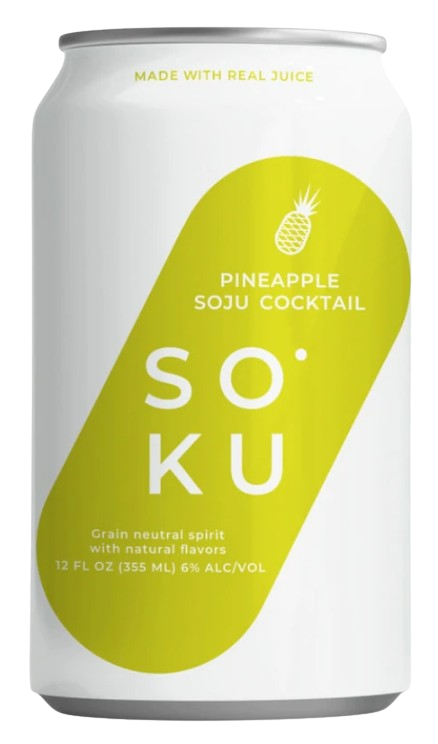 Soku Pineapple Cocktail Hard Seltzer
