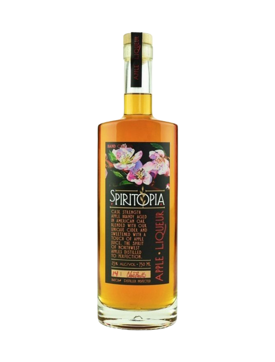 Captivating ginger liqueur bottle with hazy gold hue, embodying radiant herbal aromas and a spirited, peppery essence.