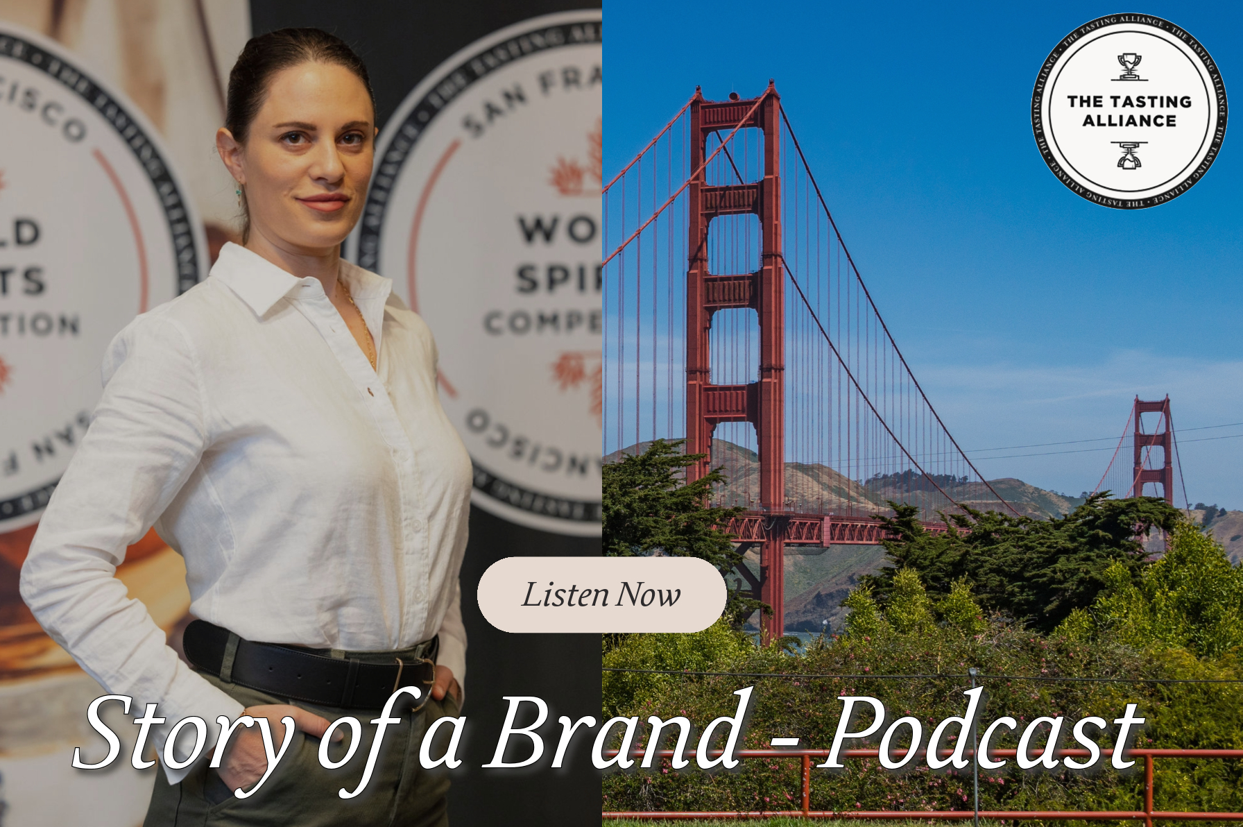 Amanda Blue from The Tasting Alliance featured on the Story of a Brand Podcast