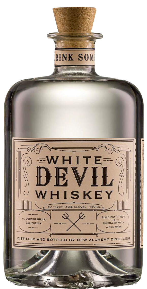 New Alchemy Distilling White Devil Whiskey